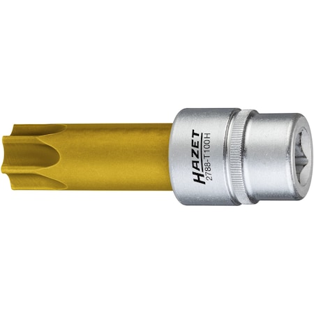 Hazet 2788-T100H - CAMSHAFT ADJUSTER TORX SCREWDRIVER SOCKET WITH DRILLED HOLE HZ2788-T100H